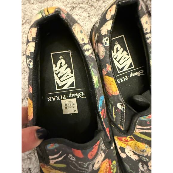 Vans x Disney Toy Story Sid's Mutant Toy Classic Slip-On Shoes Black M 7 W 8.5 - Picture 4 of 7
